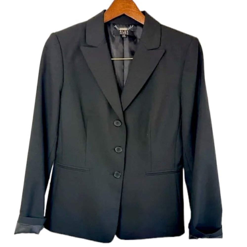 Alex Marie Womenโs Black Suit Jacket Size 8